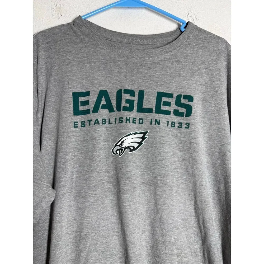 Nike Philadelphia Eagles NFL Gray Training T-Shirt Men’s Size XL Cotton Blend